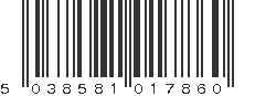 EAN 5038581017860