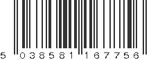 EAN 5038581167756