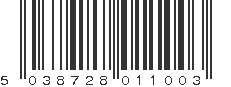 EAN 5038728011003