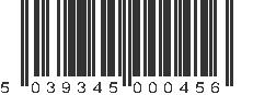 EAN 5039345000456