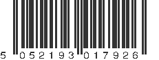 EAN 5052193017926