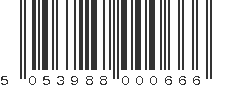 EAN 5053988000666