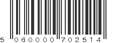 EAN 5060000702514