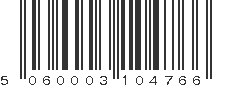 EAN 5060003104766