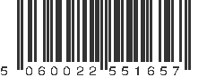 EAN 5060022551657