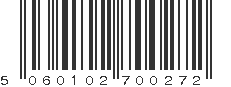 EAN 5060102700272