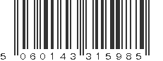EAN 5060143315985
