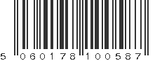 EAN 5060178100587