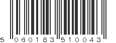 EAN 5060183510043