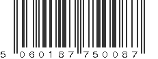 EAN 5060187750087