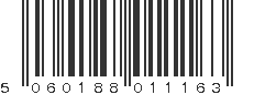 EAN 5060188011163