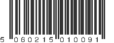 EAN 5060215010091