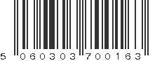 EAN 5060303700163