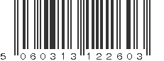 EAN 5060313122603