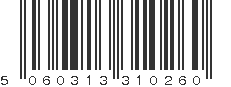 EAN 5060313310260