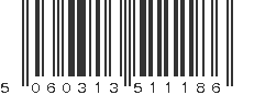 EAN 5060313511186