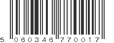 EAN 5060346770017