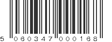 EAN 5060347000168
