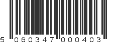 EAN 5060347000403
