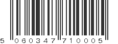 EAN 5060347710005