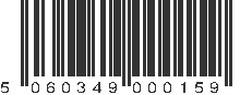 EAN 5060349000159