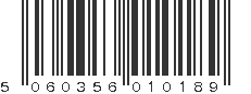 EAN 5060356010189