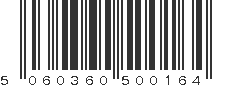 EAN 5060360500164