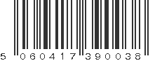 EAN 5060417390038