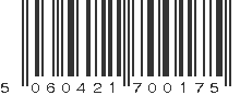 EAN 5060421700175