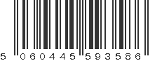 EAN 5060445593586