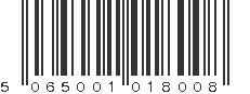 EAN 5065001018008