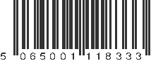 EAN 5065001118333