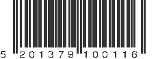 EAN 5201379100116