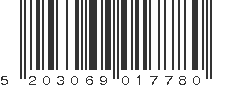 EAN 5203069017780