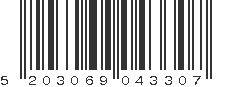 EAN 5203069043307