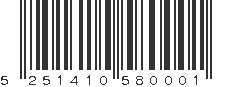 EAN 5251410580001