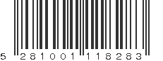 EAN 5281001118283