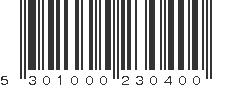 EAN 5301000230400