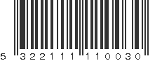 EAN 5322111110030