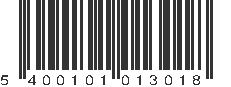 EAN 5400101013018