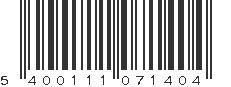 EAN 5400111071404