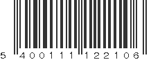 EAN 5400111122106