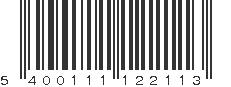 EAN 5400111122113