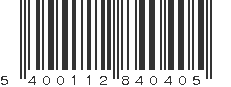 EAN 5400112840405