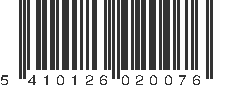 EAN 5410126020076