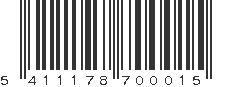 EAN 5411178700015