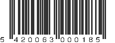 EAN 5420063000185