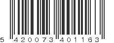 EAN 5420073401163