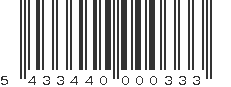 EAN 5433440000333