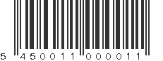 EAN 5450011000011